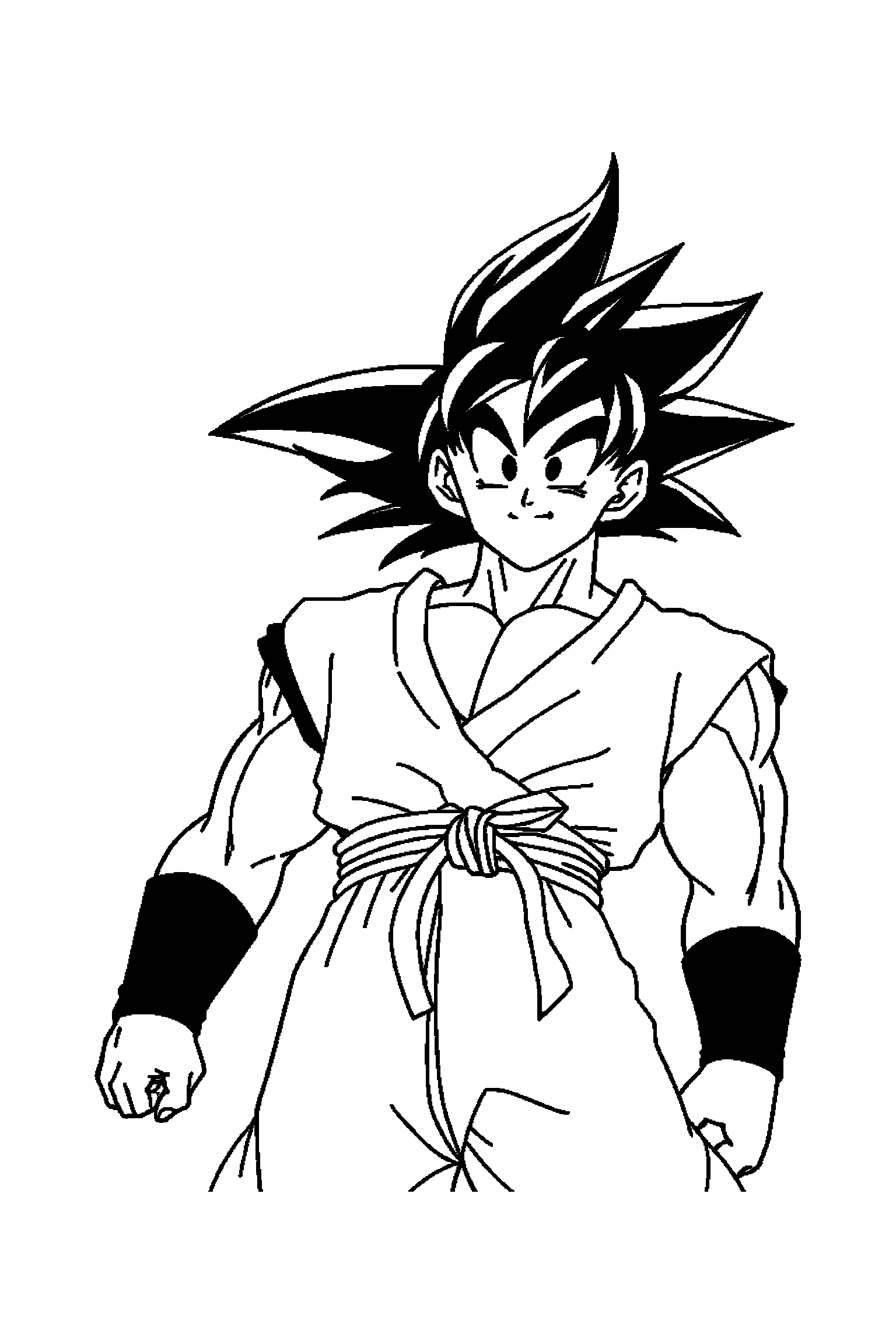 Coloriage Dragon Ball gratuit à imprimer - Piccolo en portrait facile à colorier Coloriage Dragon Ball gratuit à imprimer : Piccolo en portrait facile à colorier