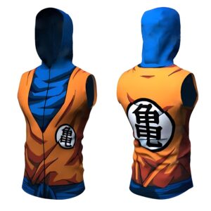 Débardeur à capuche DBZ Son Goku S à 4XL