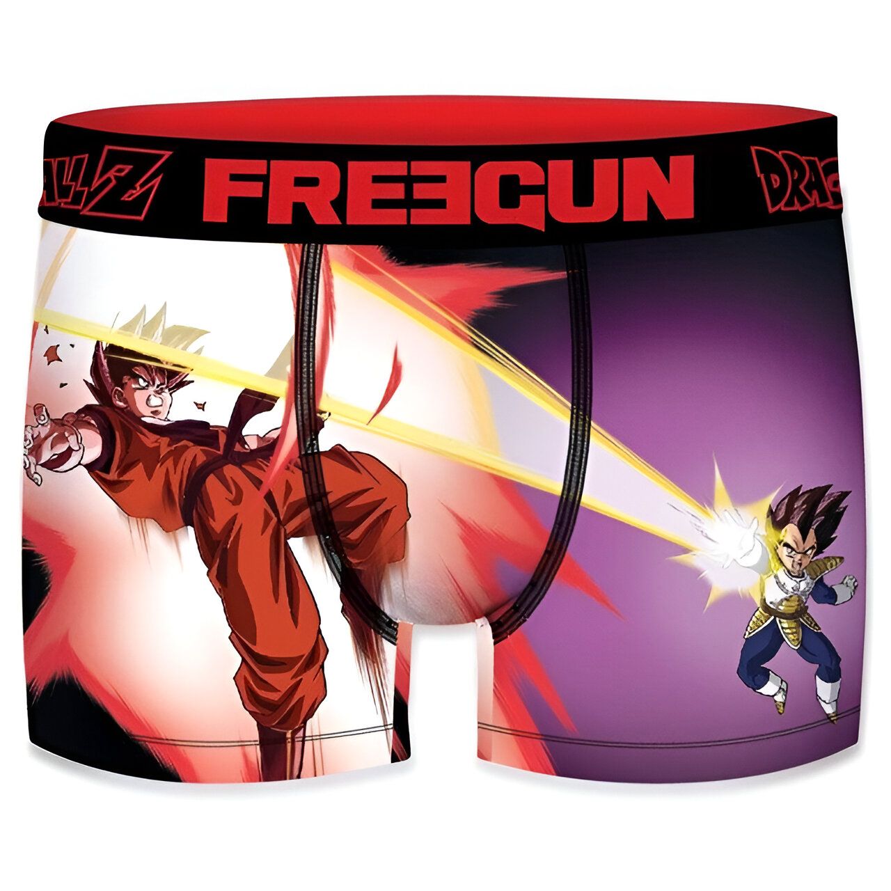Caleçon Dragon Ball Z Goku vs Vegeta tailles S à XXL