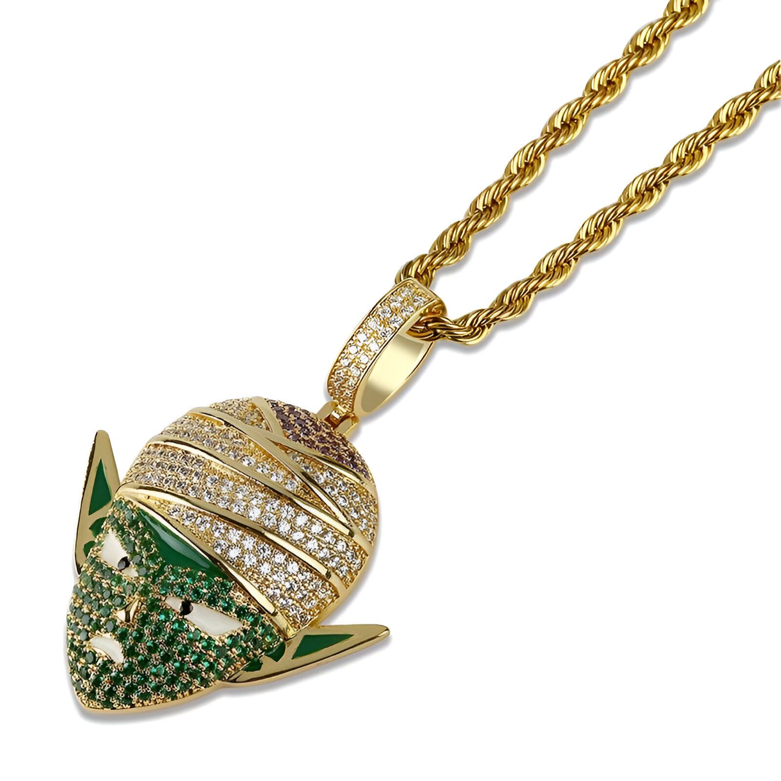 Collier Piccolo Dragon Ball Z plaqué or ou plaqué argent – Image 4