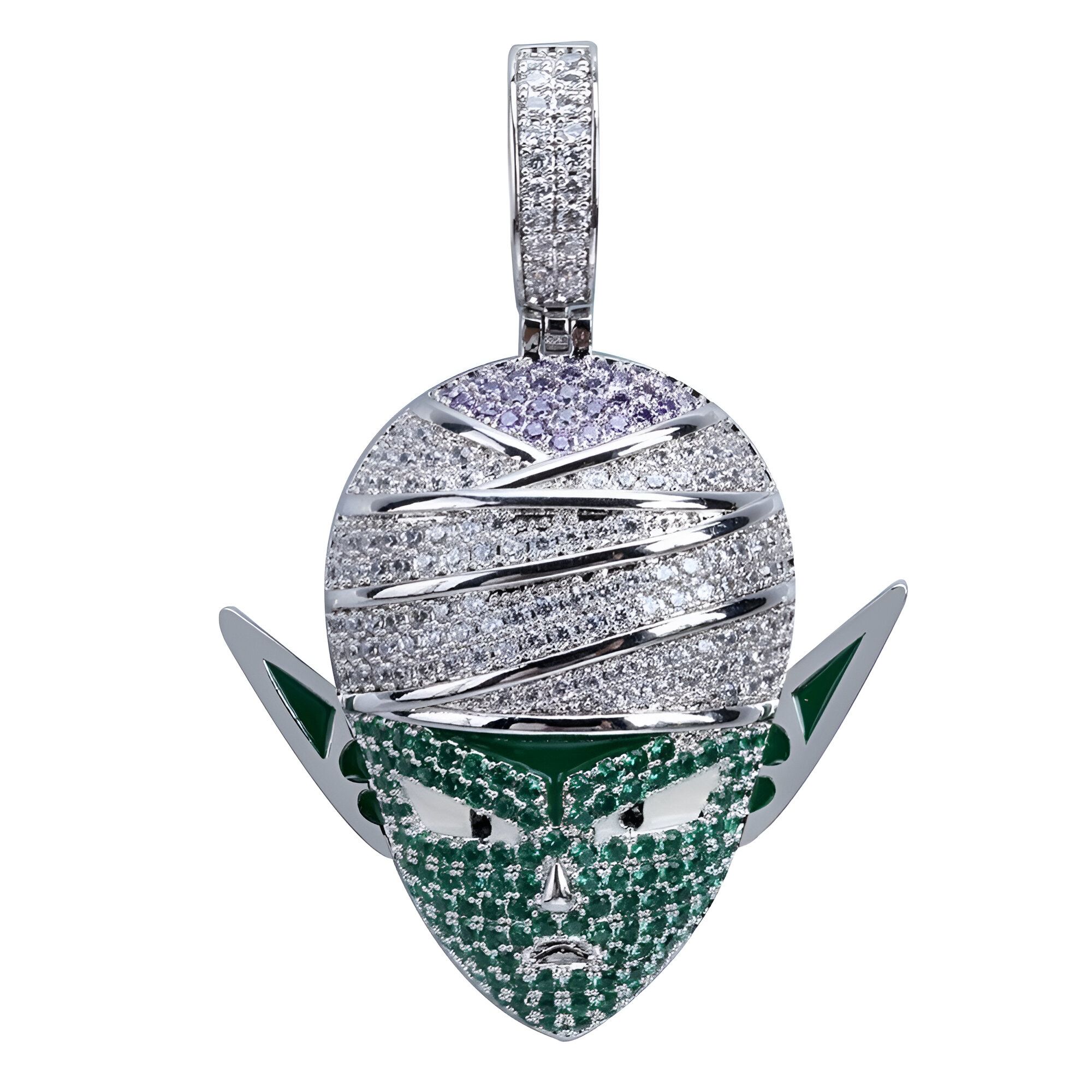 Collier Piccolo Dragon Ball Z plaqué or ou plaqué argent – Image 6