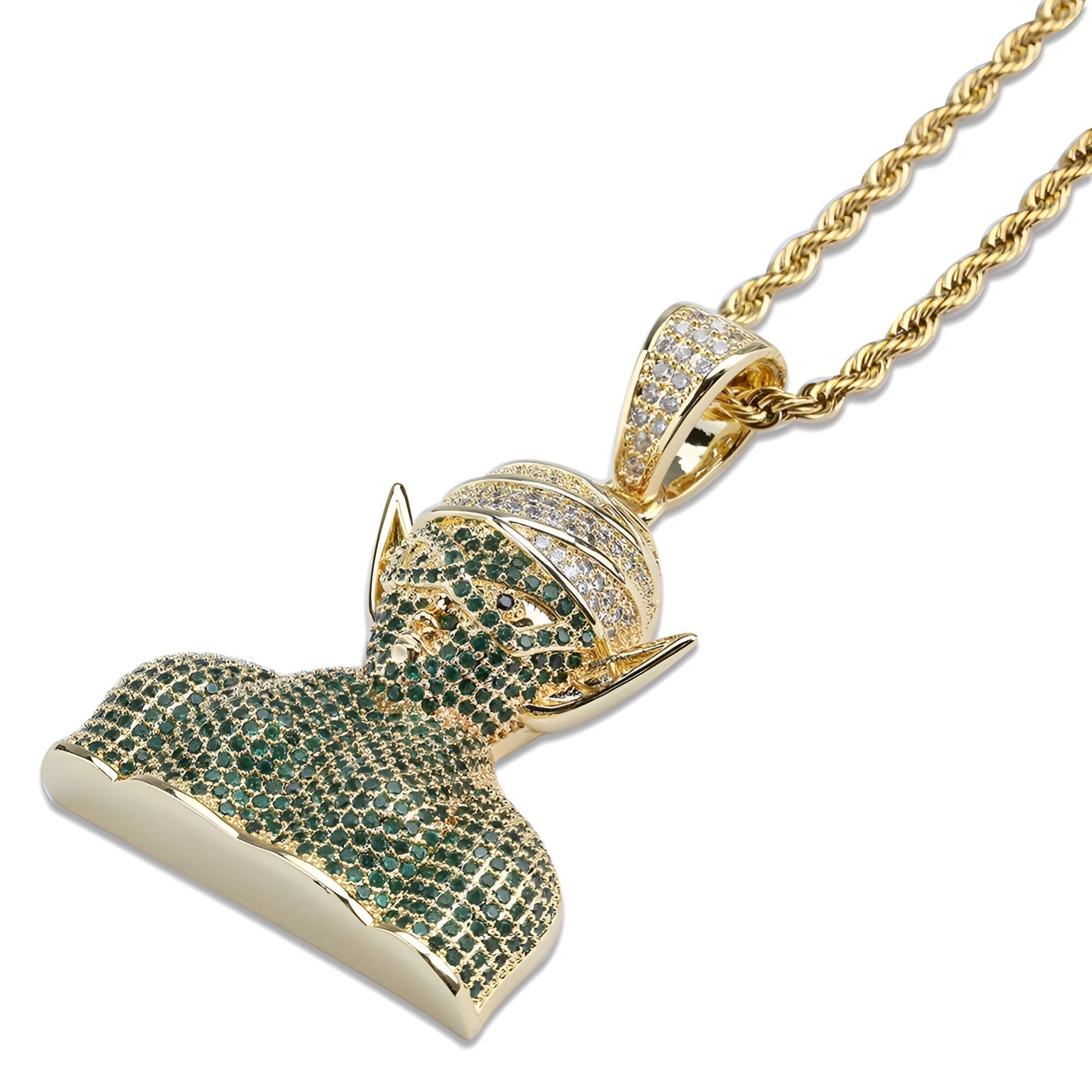 Collier Piccolo Jr Dragon Ball Z en Plaqué Or ou Plaqué Argent – Image 5