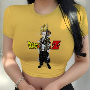 Crop top streetwear Gohan de Dragon Ball