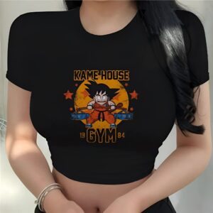 Crop top Goku style Gym Dragon Ball