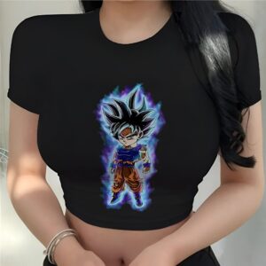 Crop top chibi Dragon Ball Goku Ultra Instinct