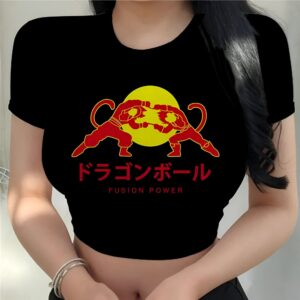 Crop top Dragon Ball Fusion du Pouvoir