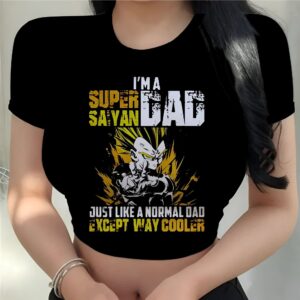 Dragon Ball Super Saiyan Dad - Crop Top du XS au 3XL