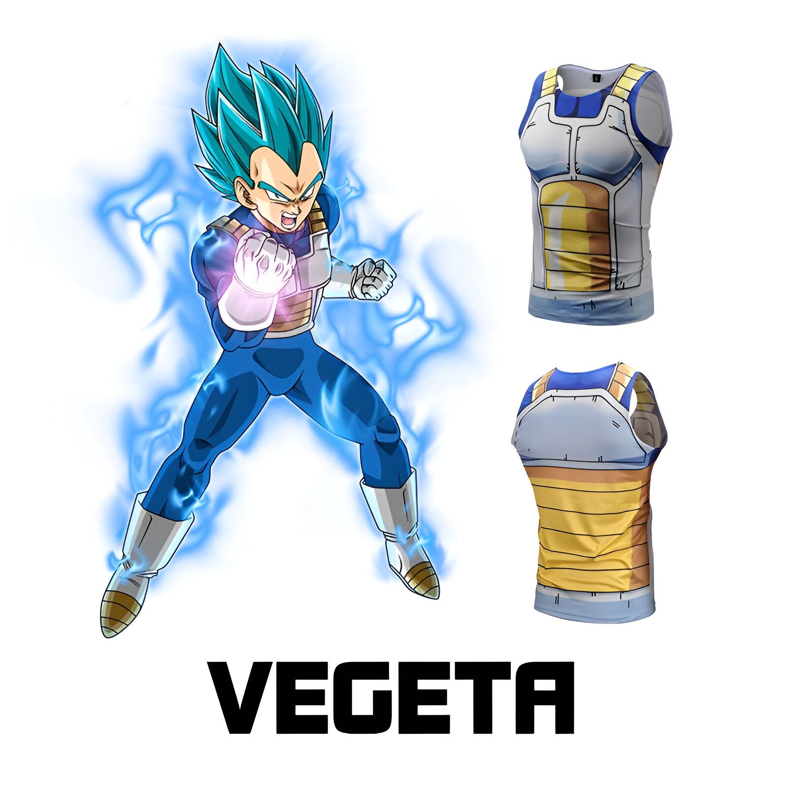 Débardeur Vegeta God Dragon Ball Super – Image 3