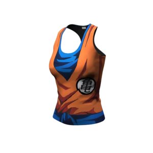 Débardeur Femme Dragon Ball Goku Kanji Kamé