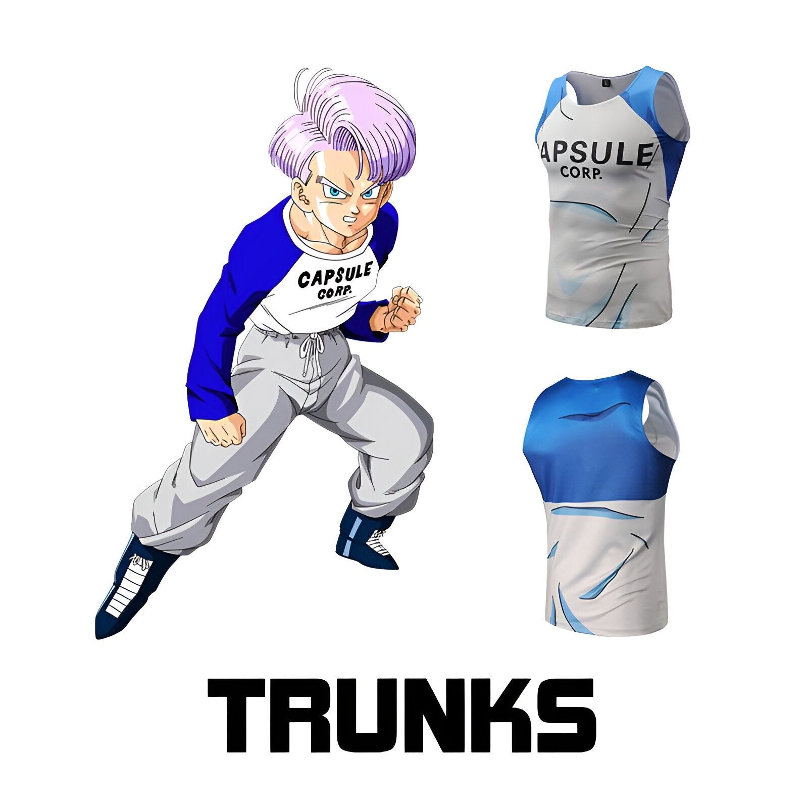 Débardeur Capsule Corp Dragon Ball Z du M au 3XL – Image 3