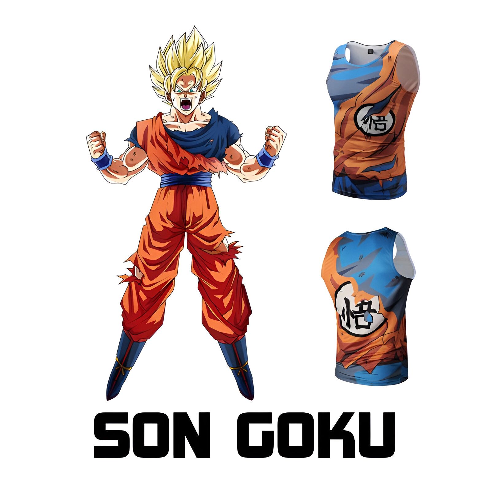 Débardeur Dragon Ball Z Goku Combat 3XL – Image 3