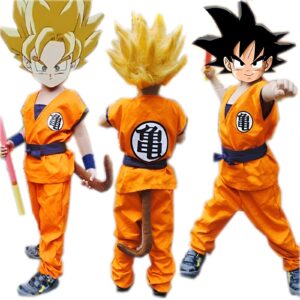 Déguisement enfant Goku Dragon Ball Z tailles S, M, L