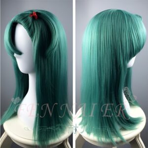 Perruque Bulma pour déguisement Dragon Ball Z