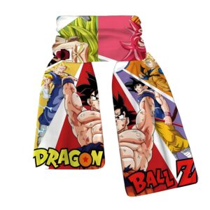 Écharpe Dragon Ball avec Goku face à Broly
