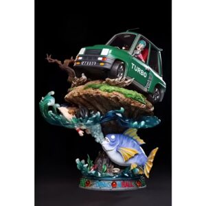 Figurine Dragon Ball Bulma en voiture collector