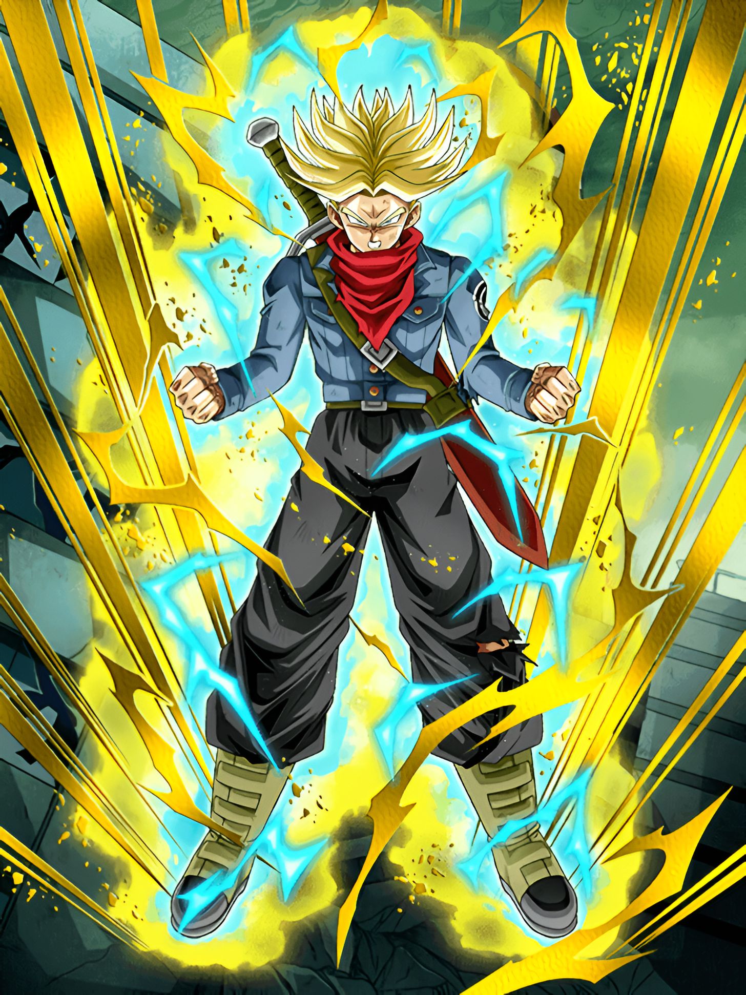 Figurine Trunks Super Saiyan DBZ version adulte – Image 2