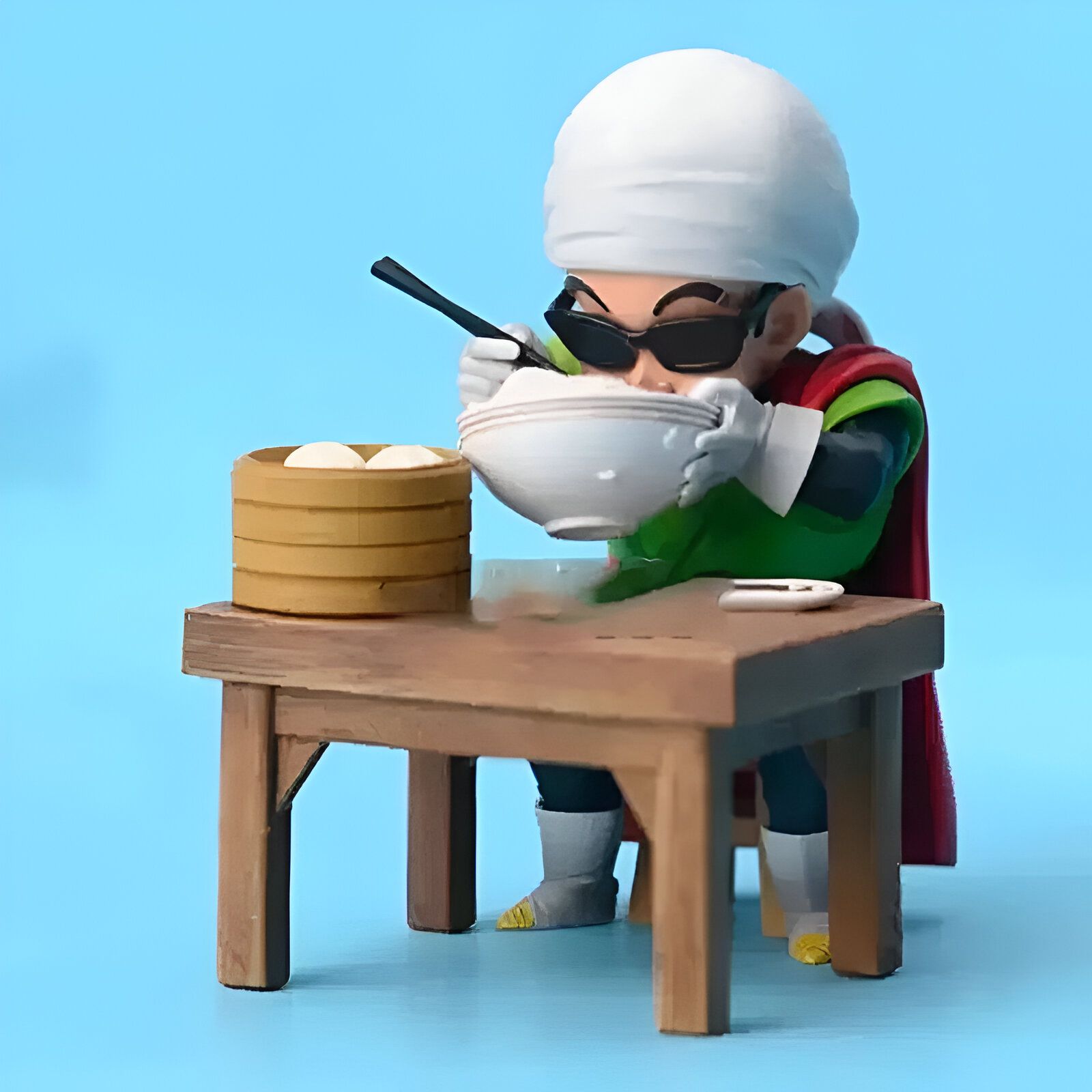 Gohan au dîner, figurine Dragon Ball