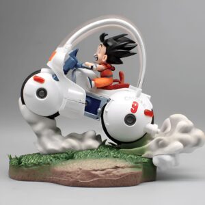 Figurine Goku sur Moto Capsule Corp. Dragon Ball