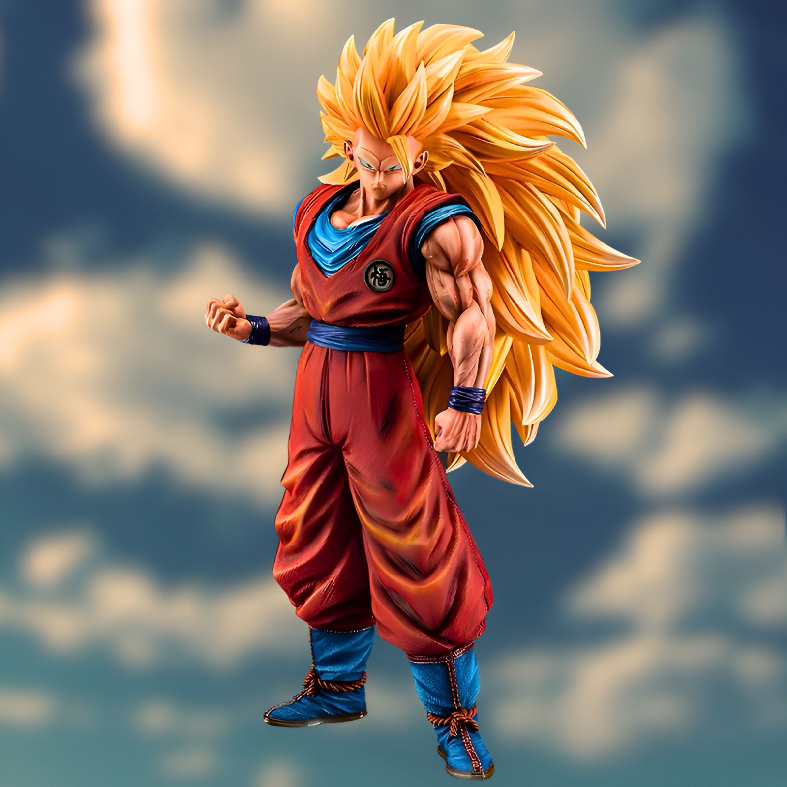 Figurine Goku Super Saiyan 3 de Dragon Ball