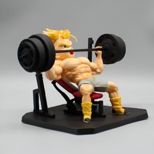 Figurine Dragon Ball de collection - Trunks en pose Musculation
