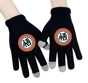 Gants Dragon Ball avec kanji « Go »