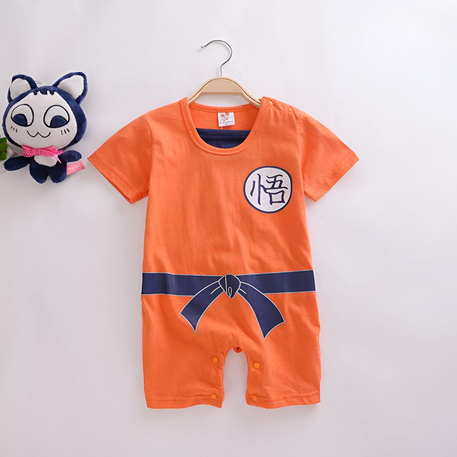 Grenouillère été enfant Dragon Ball Z Goku Kanji "Go"