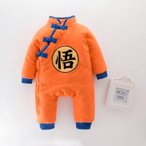 Grenouillère enfant DBZ hiver Kanji "Go"