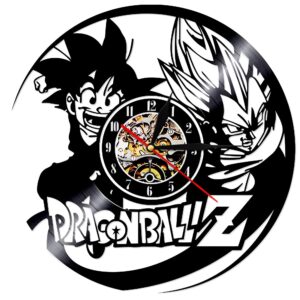 Horloge Dragon Ball Z avec Goku et Vegeta