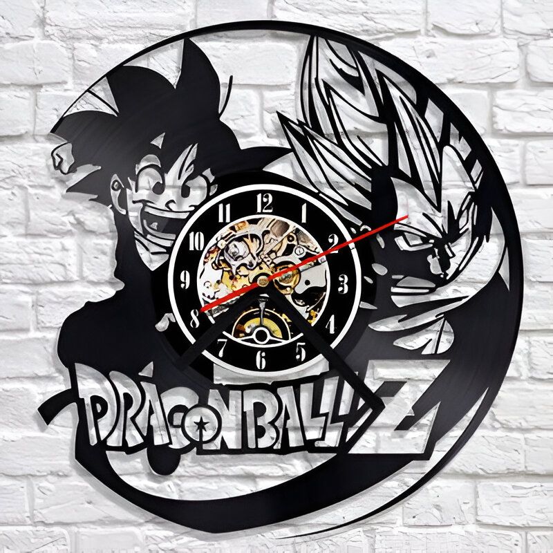 Horloge Dragon Ball Z avec Goku et Vegeta – Image 2