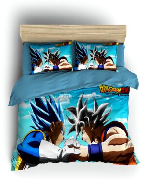 Housse de couette Dragon Ball Super Goku & Vegeta, plusieurs tailles