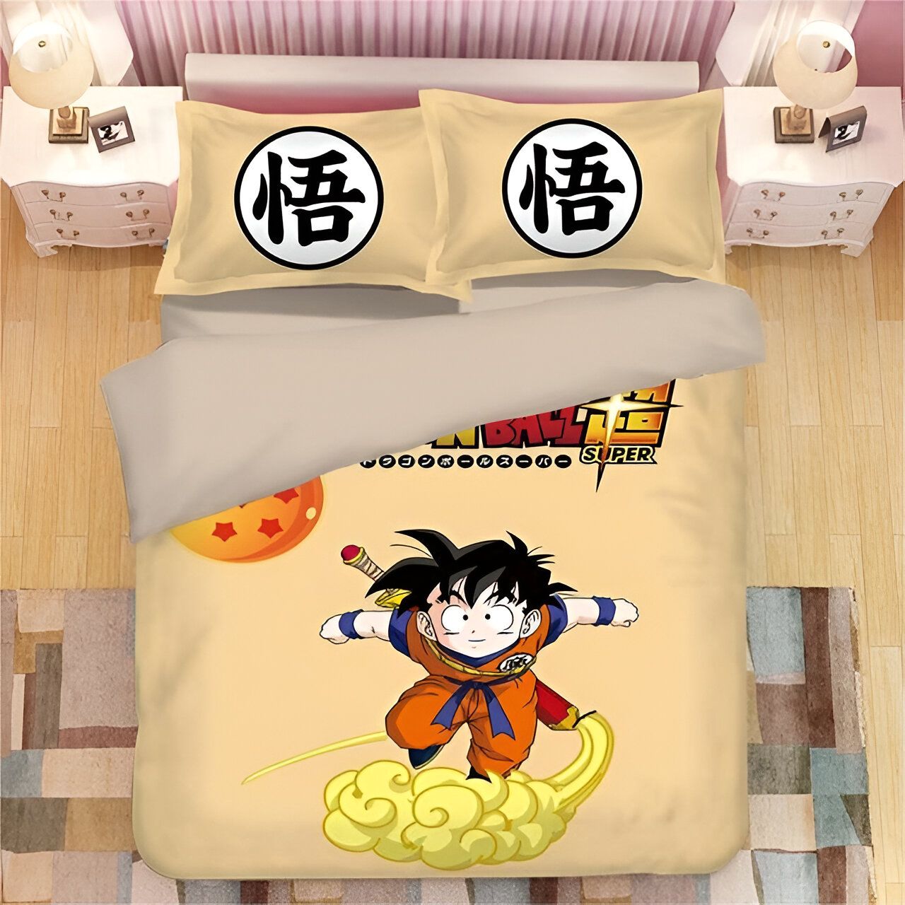 Housse de couette Gohan DBZ sur Nuage Magique – Image 4