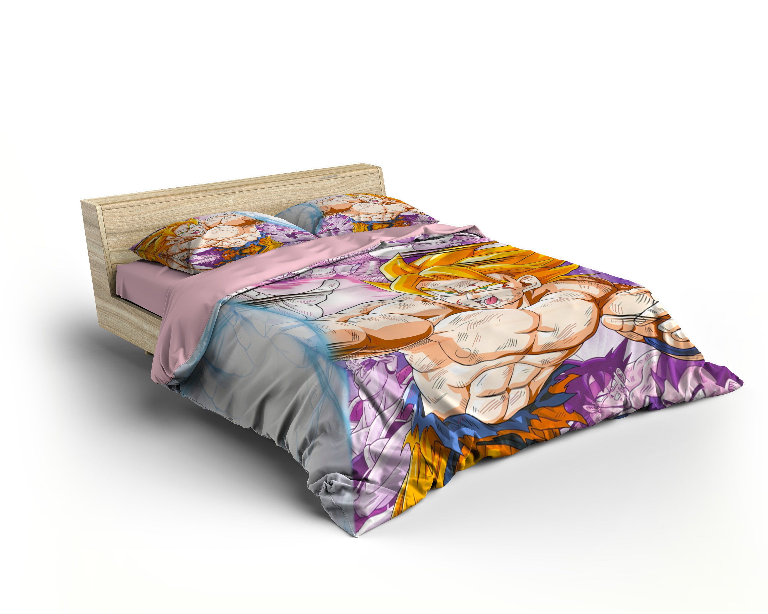 Housse de couette Goku Kikoha Dragon Ball Z, tailles Simple à King – Image 2