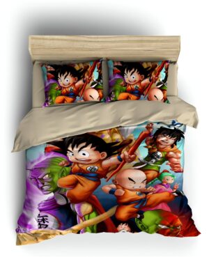 Housse de couette Goku DBZ, esprit nostalgie