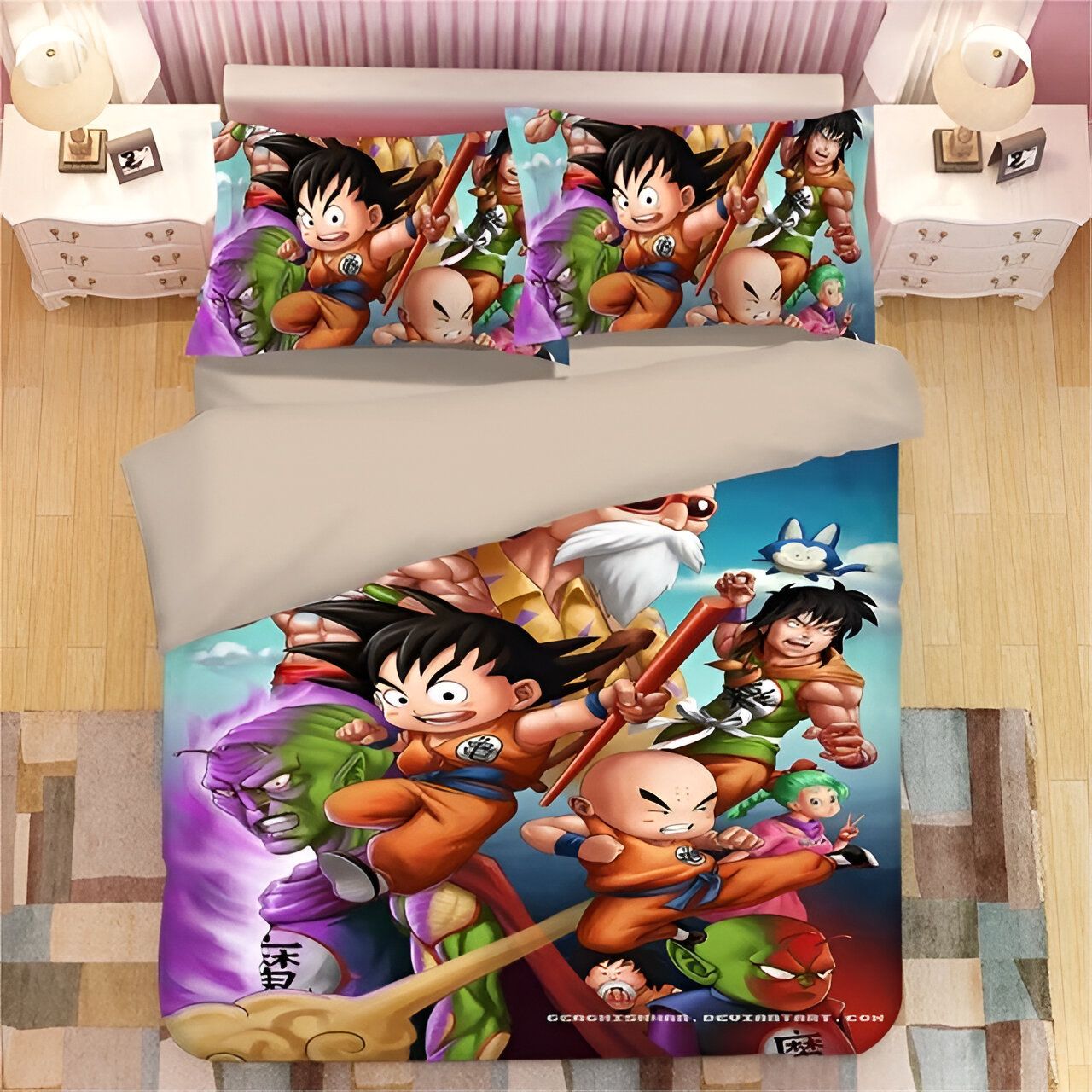 Housse de couette Goku DBZ, esprit nostalgie – Image 4