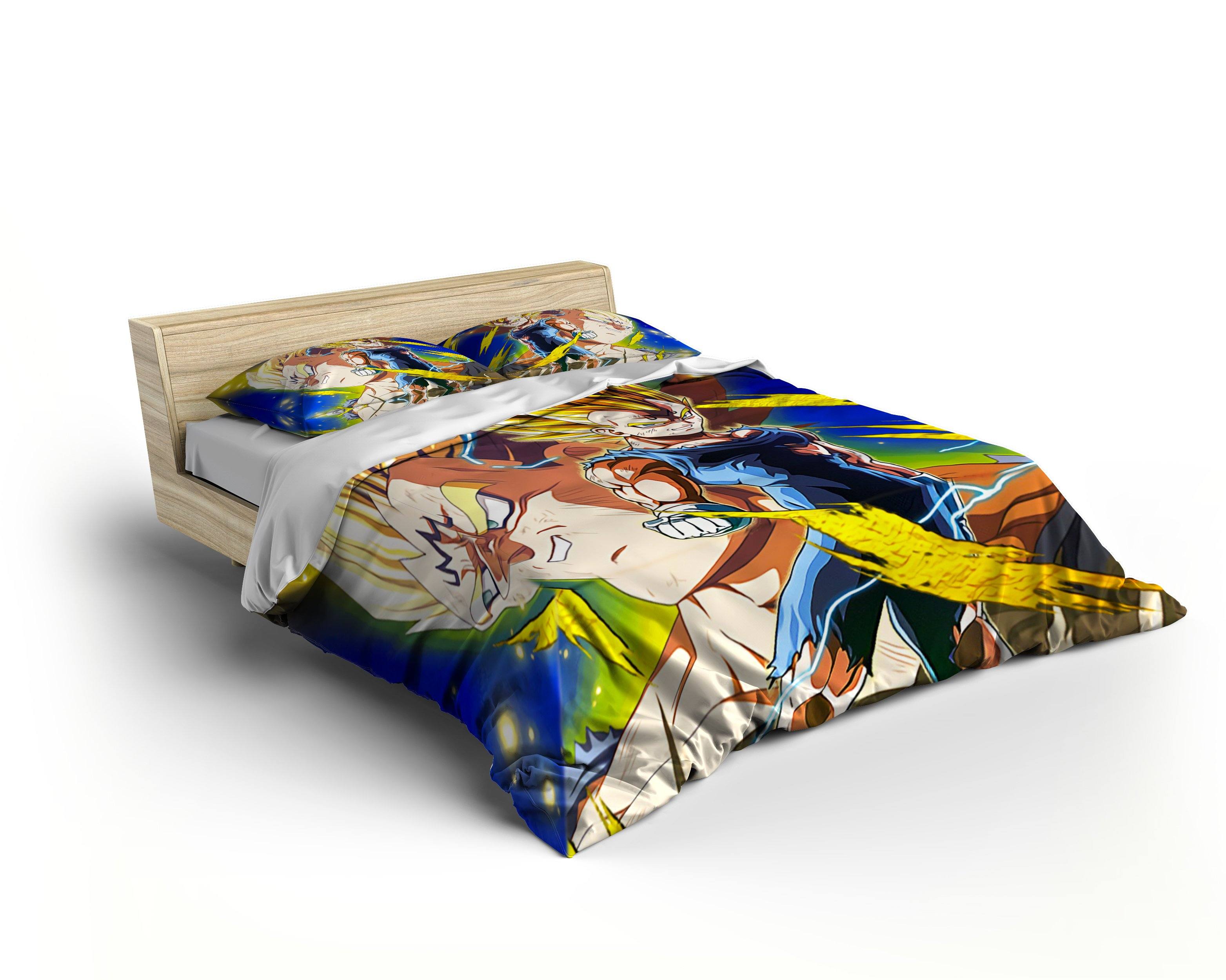 Housse de couette Dragon Ball Z Majin Vegeta, tailles Simple à King – Image 2