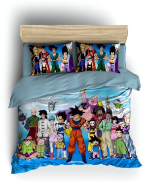 Housse de couette DBZ portrait de famille, du Simple au King