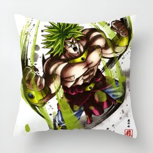 Housse de coussin Dragon Ball Z Broly en colère