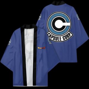 Kimono Capsule Corp de Dragon Ball, tailles adulte et enfant