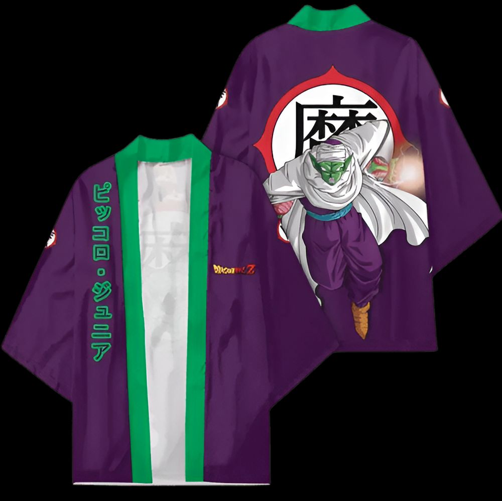 Kimono Piccolo de Dragon Ball, tailles Adulte et enfant