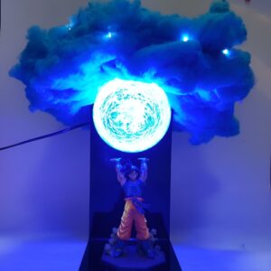 Lampe Dragon Ball Z Goku sur Nuage avec Genkidama