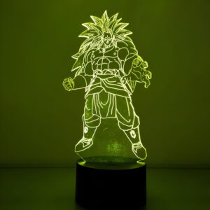Lampe LED 3D Broly SSJ Légendaire