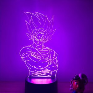 Lampe LED 3D Goku Dragon Ball