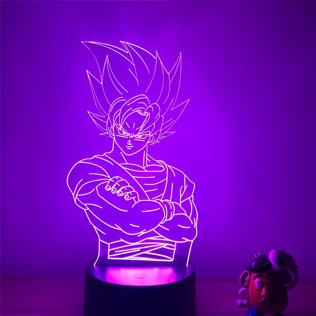 Lampe LED 3D Goku Dragon Ball
