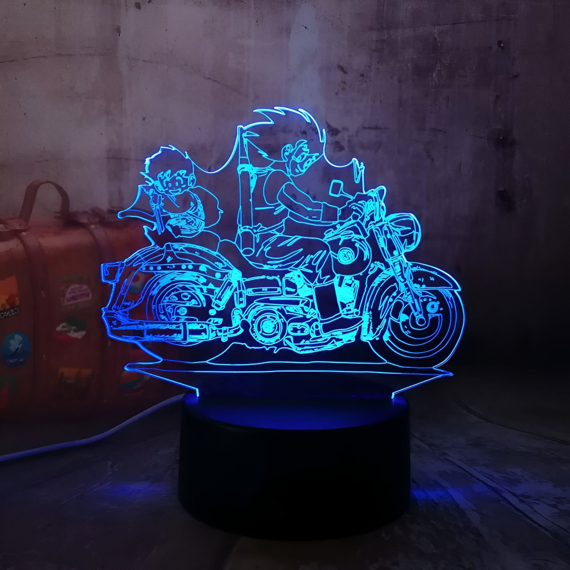 Lampe LED 3D Goku & Gohan Petit – Image 2