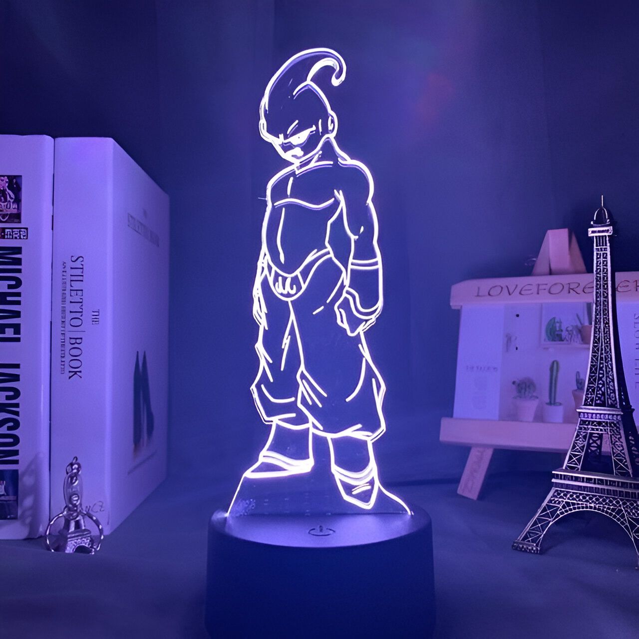 Lampe LED 3D Dragon Ball Kid Buu 7 couleurs / 16 couleurs