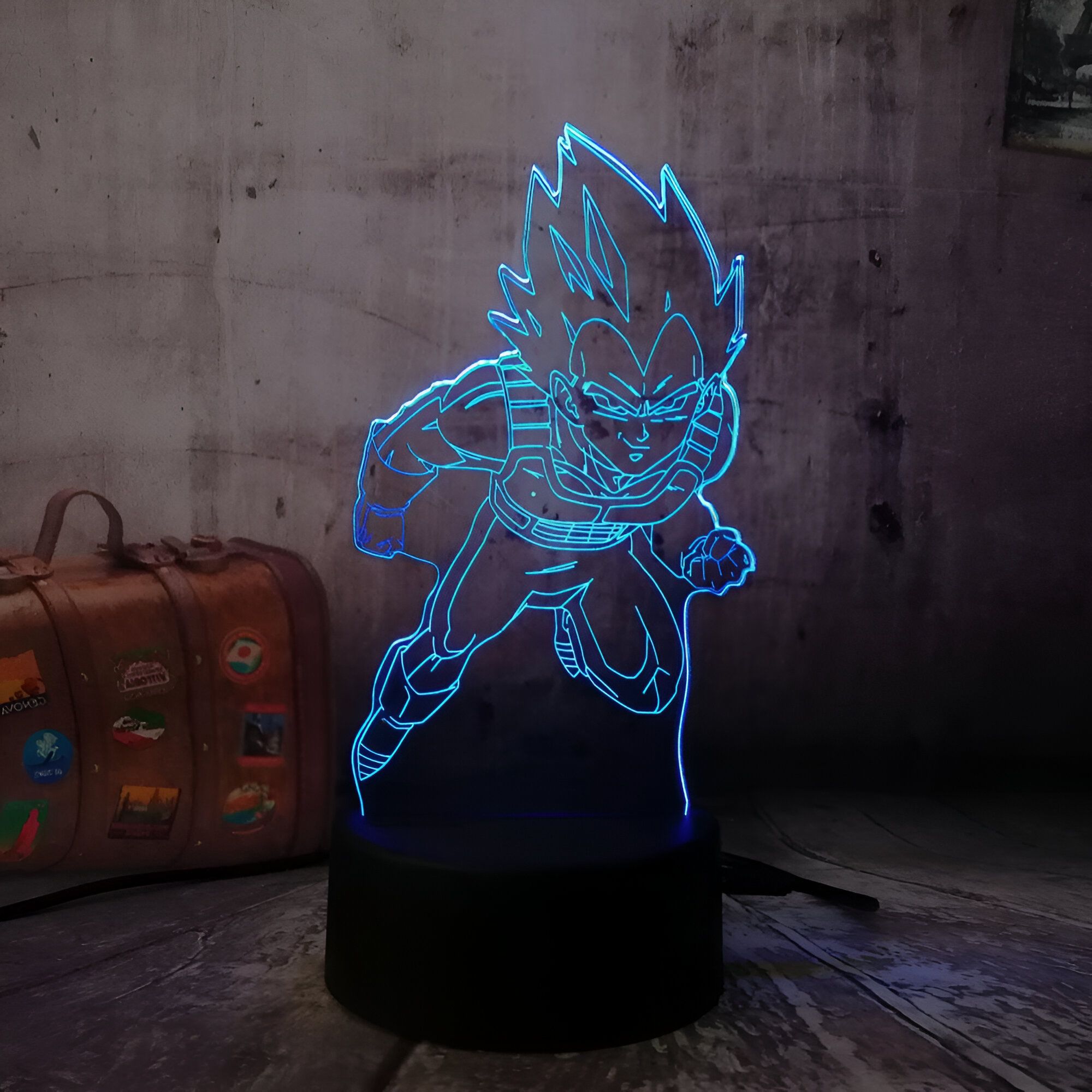 Lampe LED 3D Vegeta Prince Saiyan – Image 8