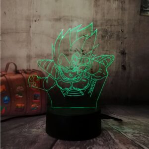 Lampe LED 3D Vegeta Combat