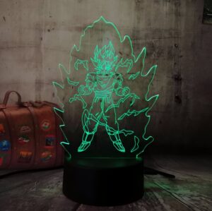 Lampe LED 3D Dragon Ball Saiyan