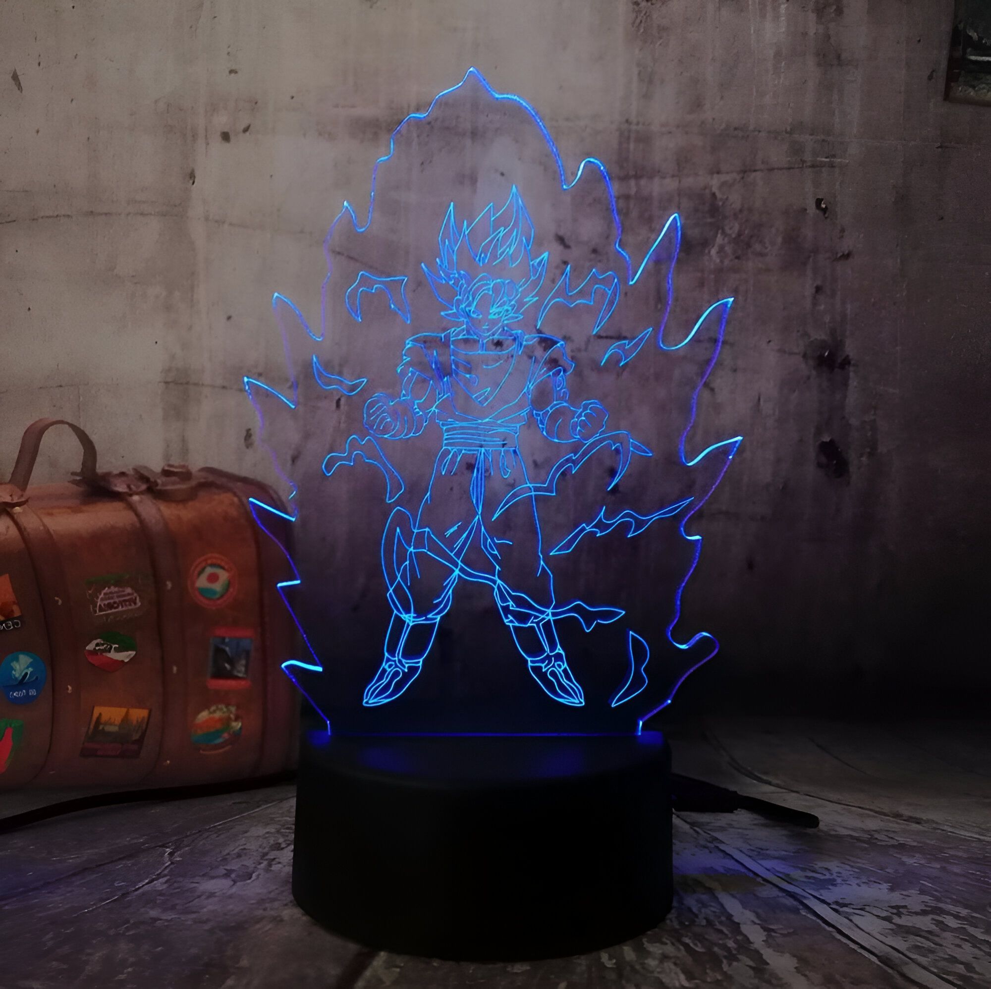 Lampe LED 3D Dragon Ball Saiyan – Image 2