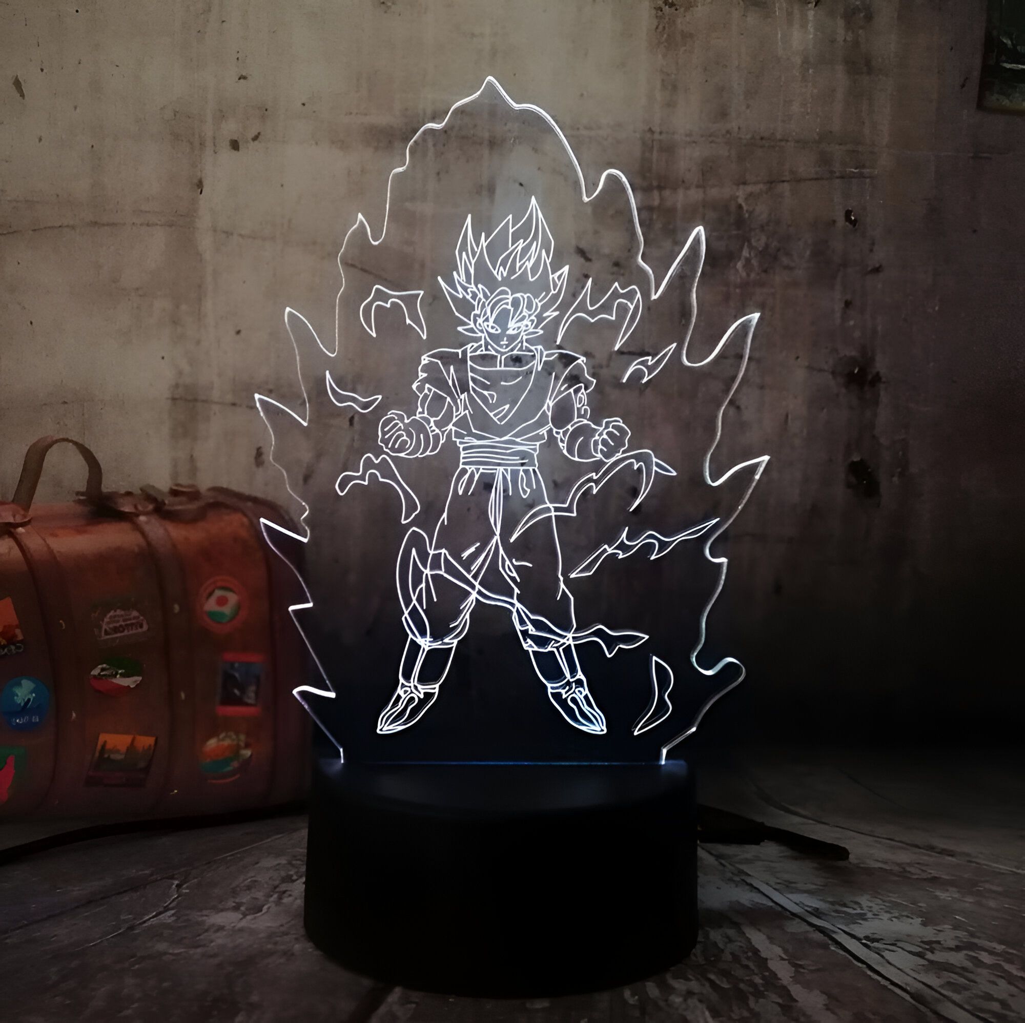 Lampe LED 3D Dragon Ball Saiyan – Image 6